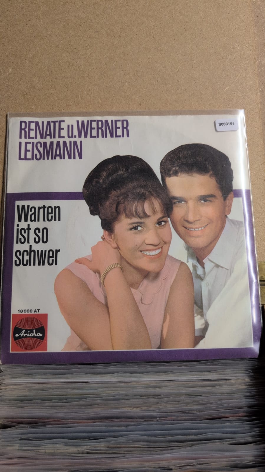 S000151 - Renate und Werner Leismann - Warten ist so schwer / Mitten auf der Strasse (Anita - Midden op de straten)
