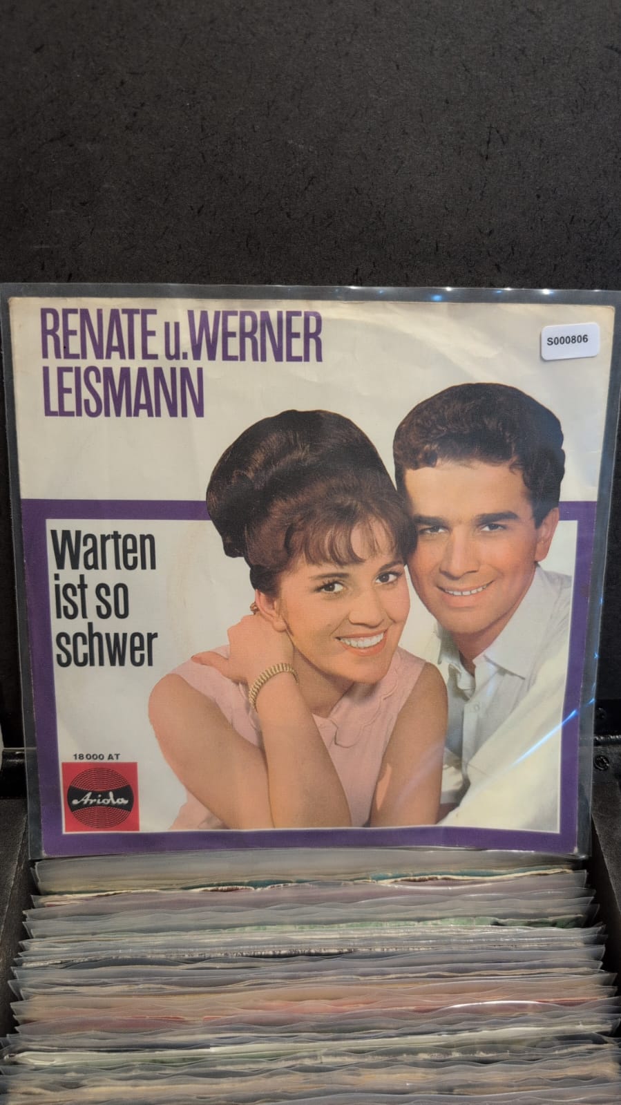 S000806 - Renate und Werner Leismann - Warten ist so schwer / Mitten auf der Strasse (Anita - midden op de straten)