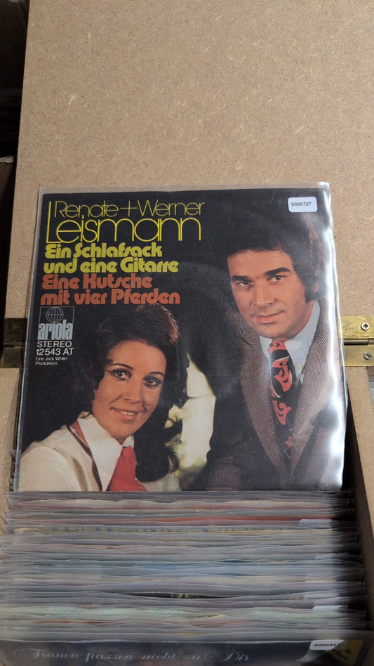 S000727 - Renate und Werner Leismann - Ein Schlafsack und eine Gitarre / Eine Kutsche mit vier Pferden (Het leven is geweldig)