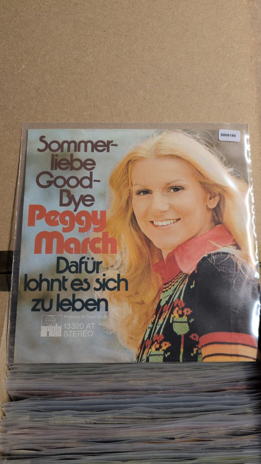 S000180 - Peggy March - Sommerliebe Goodbye / Dafür lohnt es sich zu leben