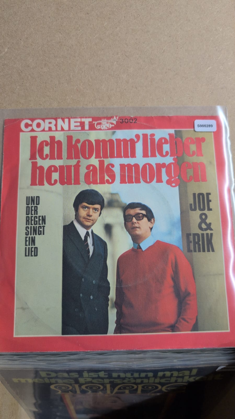 S000289 - Joe & Erik - Ich komm' lieber heut als Morgen / Und der regen singt ein lied