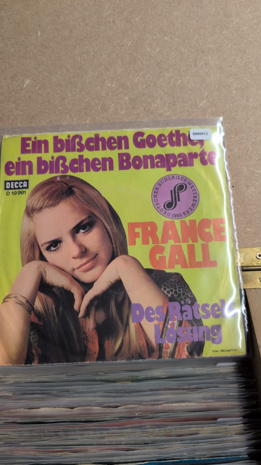 S000412 - France Gall - Ein bisschen Goethe, ein bisschen Bonaparte / Des Rätsels Lösung