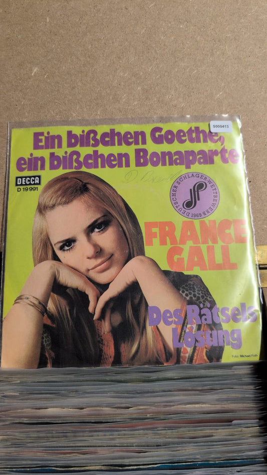 S000413 - France Gall - Ein bisschen Goethe, ein bisschen Bonaparte / Des Rätsels Lösung