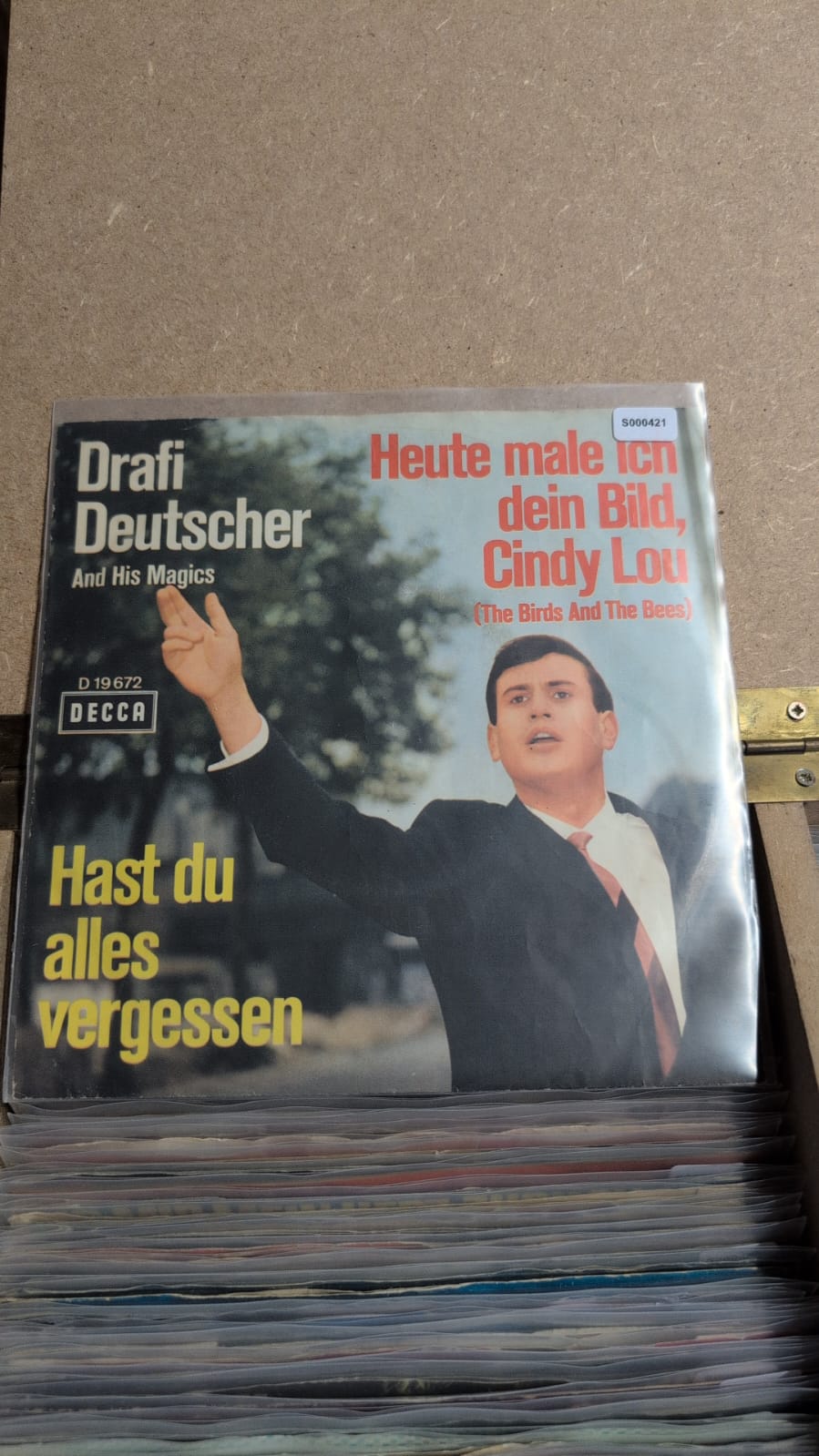 S000421 - Drafi Deutscher and his Magics - Heute male ich dein Bild, Cindy Lou  / Hast du alles vergessen