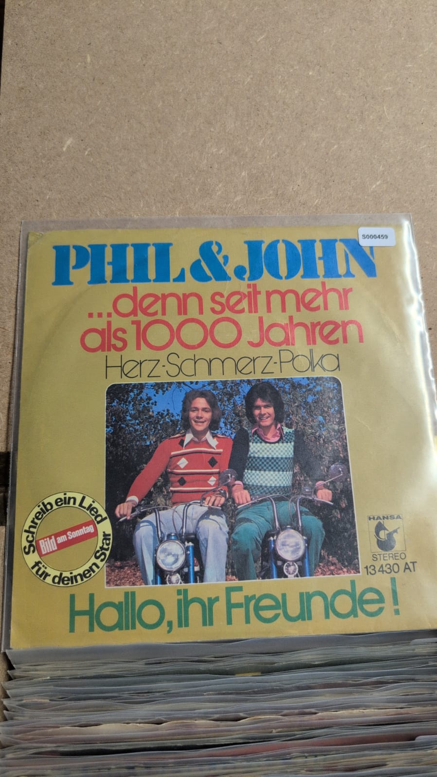 S000459 - Phil & John - …denn seit mehr als 1000 Jahren  Herz-Schmerz-Polka / Hallo, ihr Freunde
