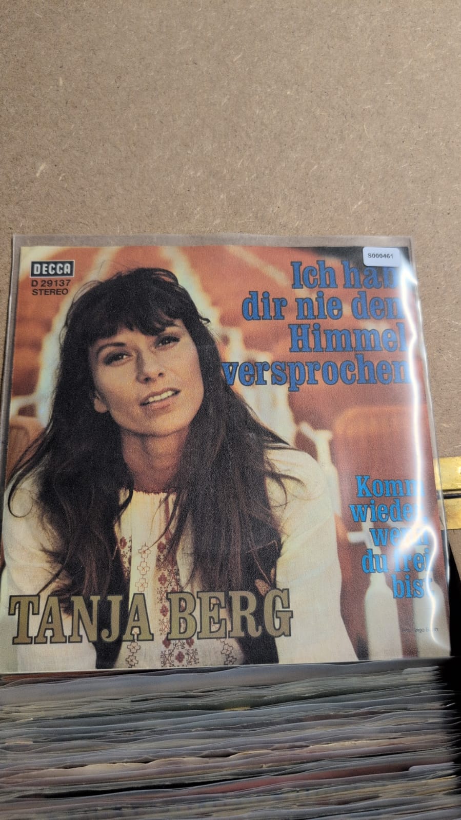 S000461 - Tanja Berg - Ich hab' dir nie den Himmel versprochen / Komm wieder, wenn du frei bist