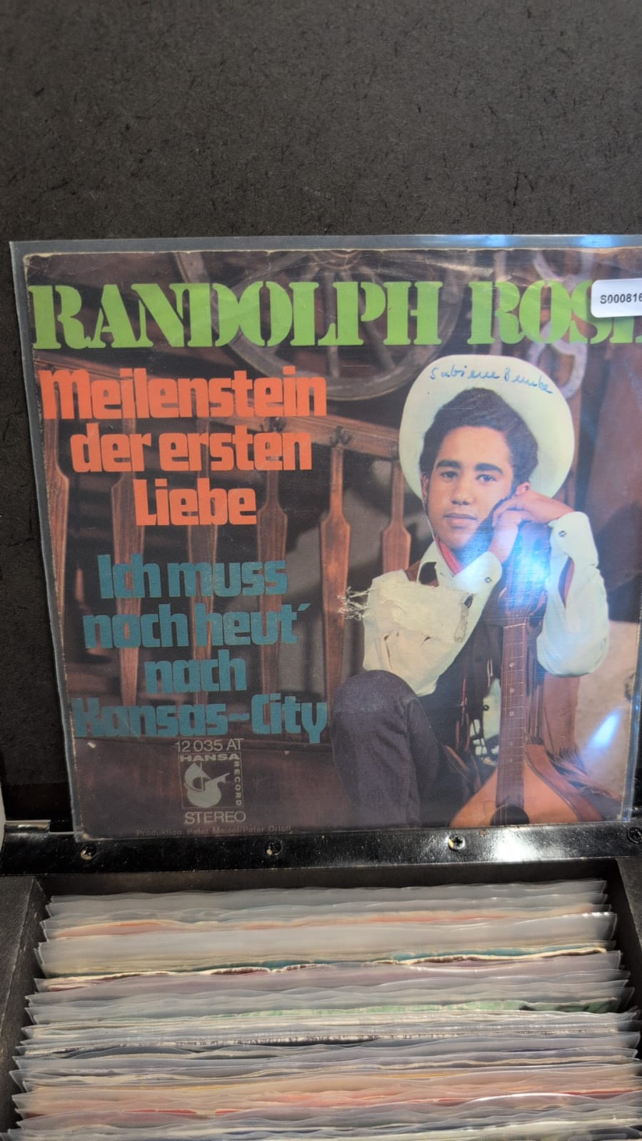 S000816 - Randolph Rose - Meilenstein der ersten Liebe / Ich muss noch heut' nach Kansas City