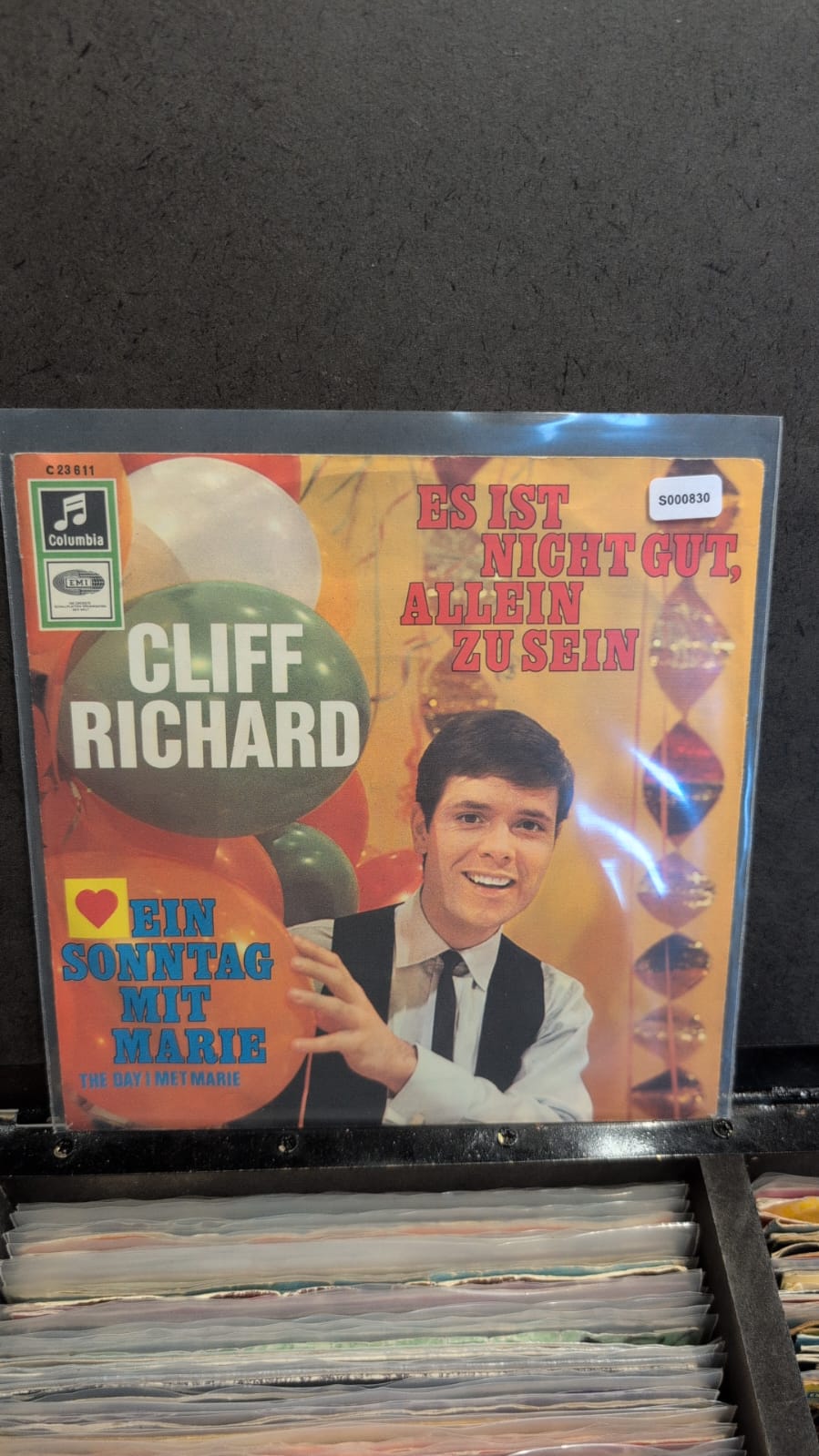 S000830 - Cliff Richard - Es ist nicht gut allein zu sein / Ein Sonntag mit Marie
