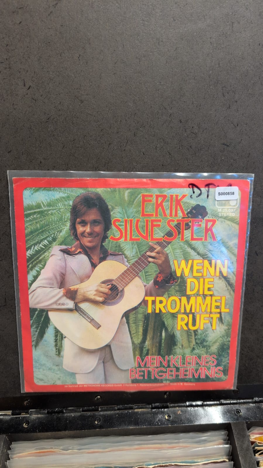 S000858 - Erik Silvester - Wenn die Trommel ruft / Mein kleines Bettgeheimnis