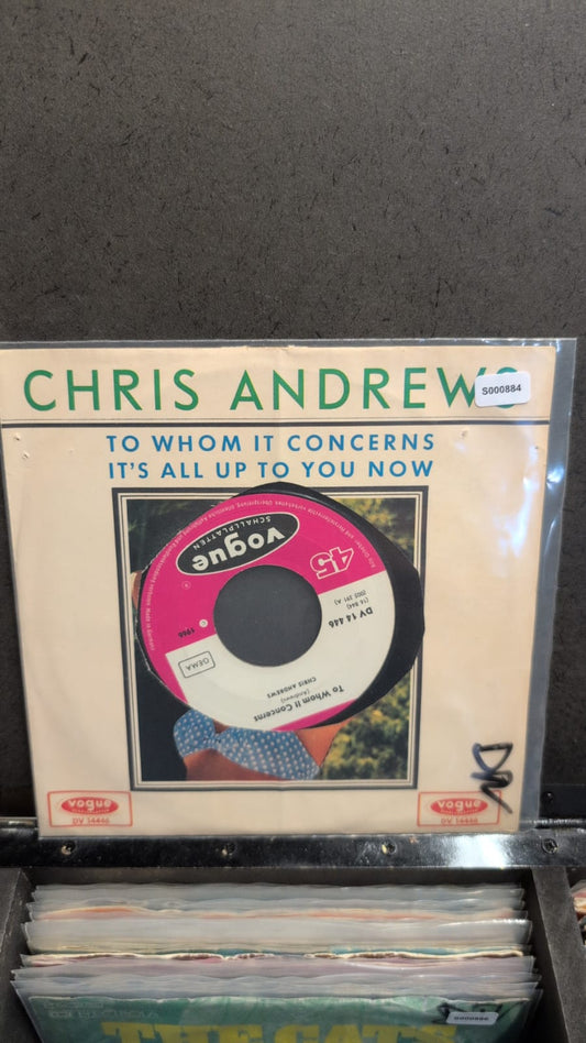 S000884 - Chris Andrews - To whom it concerns / It's all up to you now