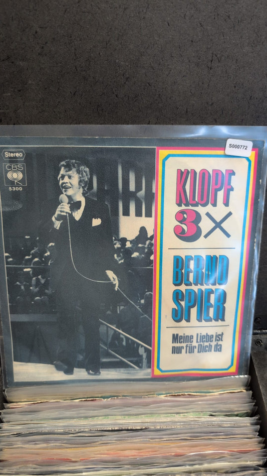 S000772 - Bernd Spier - Klopf 3x / Meine Liebe ist nur für dich da
