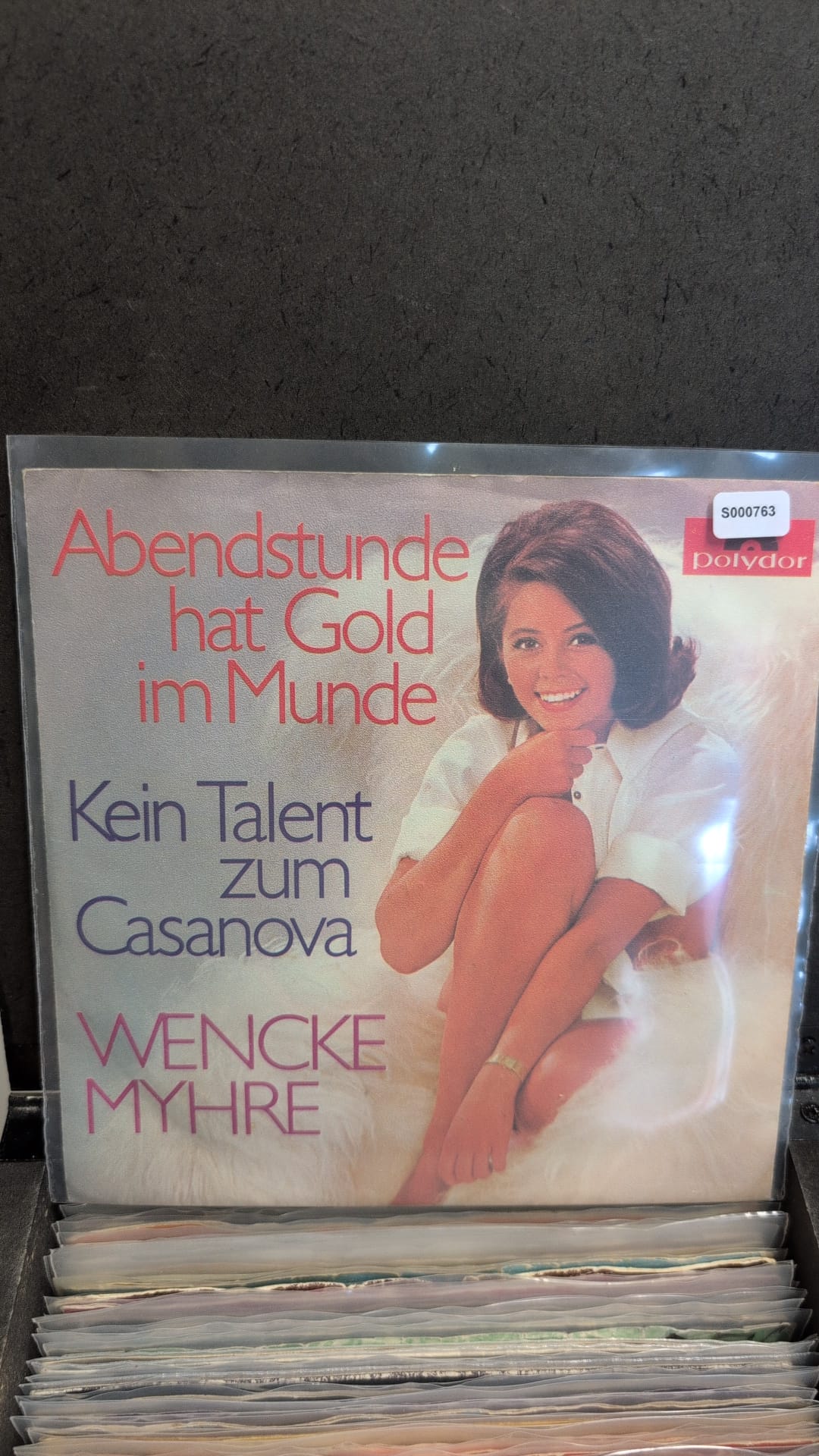 S000763 - Wencke Myhre - Abendstunde hat Gold im Munde / Kein Talent zum Casanova