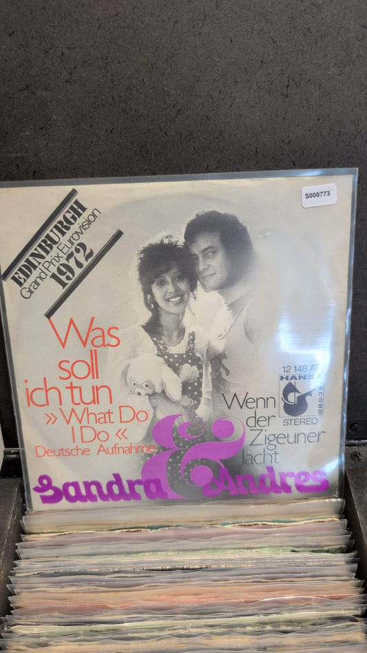 S000773 - Sandra & Andres - Was soll ich tun (Als Het Om De Liefde Gaat) / Wenn der Zigeuner lacht